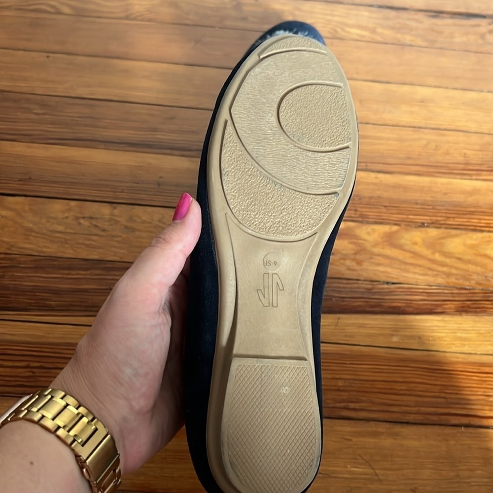 Silvia Cobos Suede Leather Navy Gray Tassel Loafers for Women Multiple Sizes - Picture 8 of 12